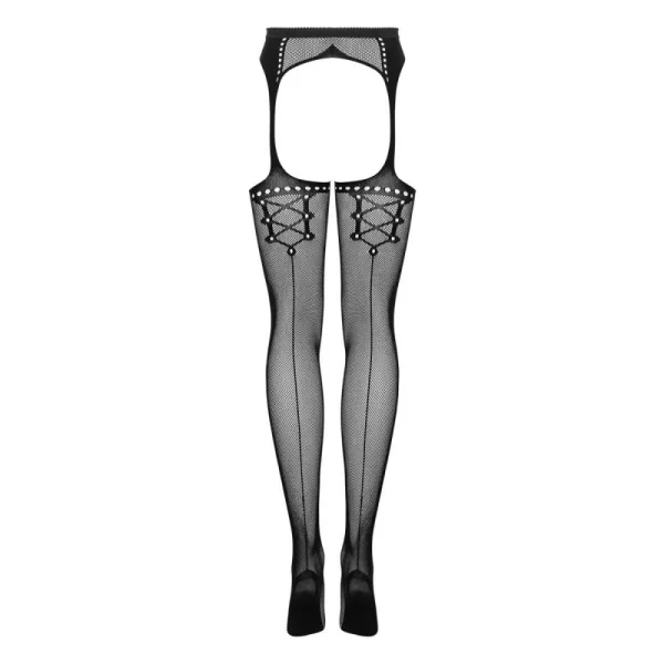 Garter Strümpfen S314 schwarz von Obsessive kaufen | Fesselliebe
