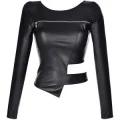 V-9180 Bluse Schwarz von Axami