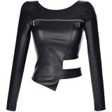 V-9180 Bluse Schwarz von Axami | Fesselliebe.de