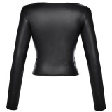 V-9180 Bluse Schwarz von Axami | Fesselliebe.de