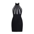 Kleid Schwarz V-9149 von Axami