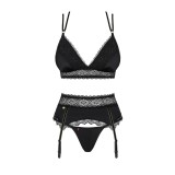Lolitte 3er Set Schwarz von Obsessive | Fesselliebe.de