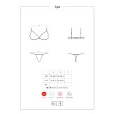 Tulia 2er Set Schwarz von Obsessive | Fesselliebe.de