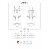 Heartina Korsett & Tanga Schwarz von Obsessive | Fesselliebe.de