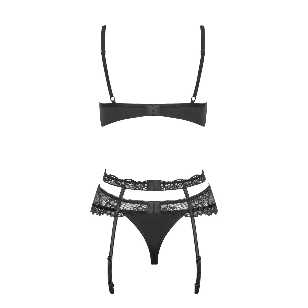 Heartina 3er Set schwarz von Obsessive kaufen | Fesselliebe