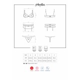 Heartina 3er Set Schwarz von Obsessive | Fesselliebe.de