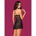 Babydoll & Tanga Schwarz 838-Bab-1 von Obsessive