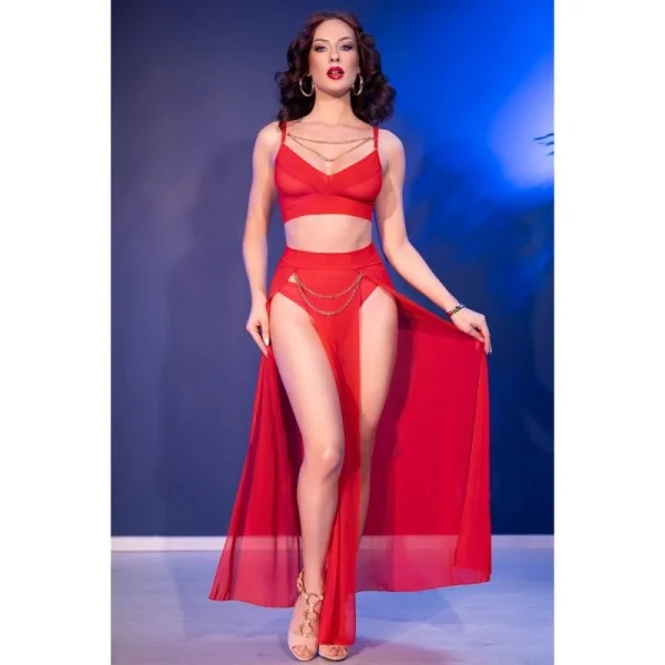 TOP + ROCK IN ROT CR4850 VON CHILIROSE