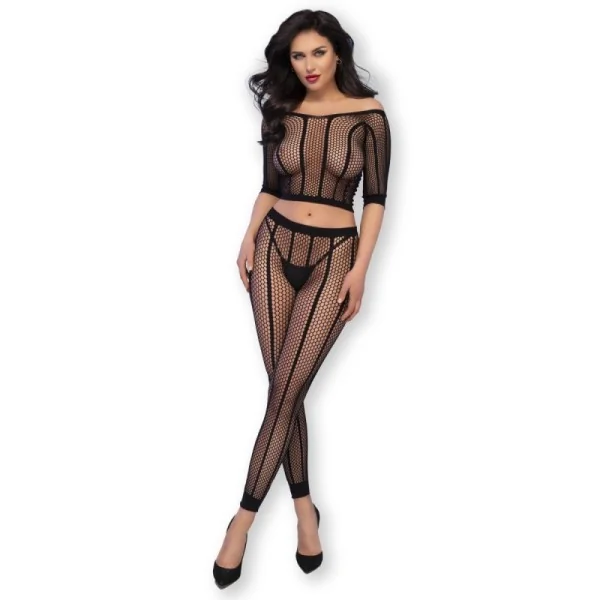 Top + Leggings CR4647 schwarz von Chilirose kaufen | Fesselliebe