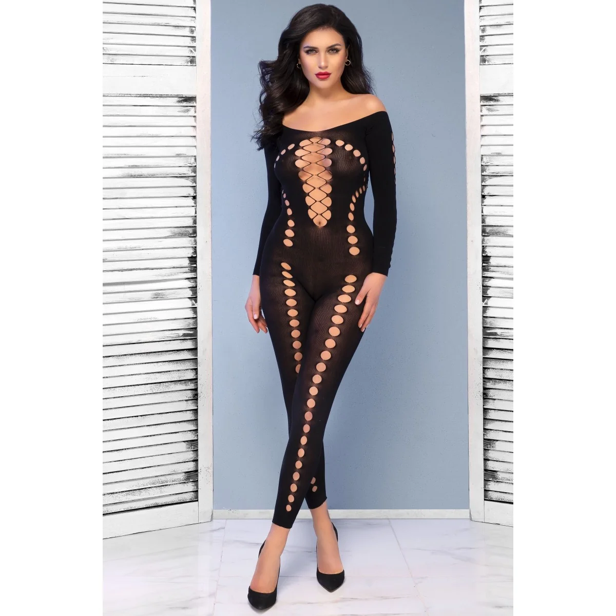 Bodystocking CR4646 schwarz von Chilirose kaufen | Fesselliebe
