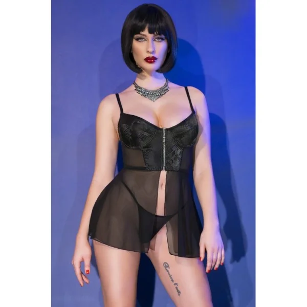 Corsagen-Set CR4612 schwarz von Chilirose kaufen | Fesselliebe