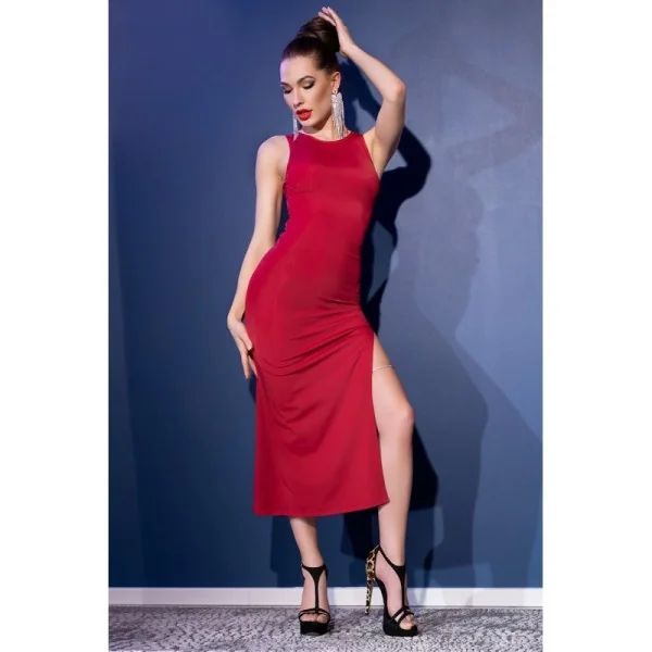 Langes Kleid CR4441 rot von Chilirose kaufen | Fesselliebe