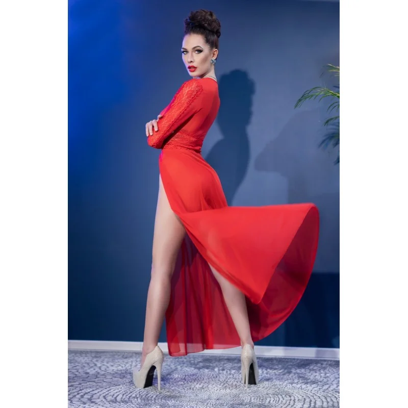 Langes Kleid CR4421 rot von Chilirose kaufen | Fesselliebe 2