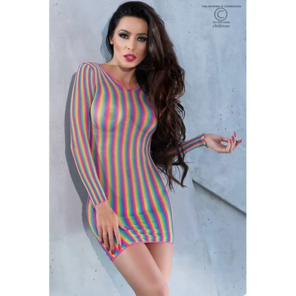 Minikleid CR4334 multicolour von Chilirose kaufen | Fesselliebe