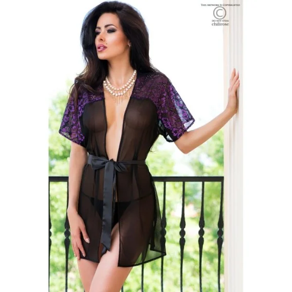 Robe CR4079 schwarz/violett von Chilirose kaufen | Fesselliebe