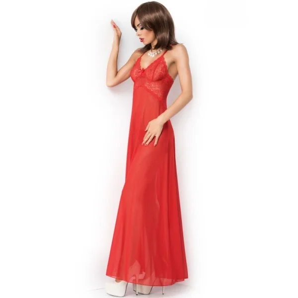 Langes Babydoll CR3883 rot von Chilirose kaufen | Fesselliebe