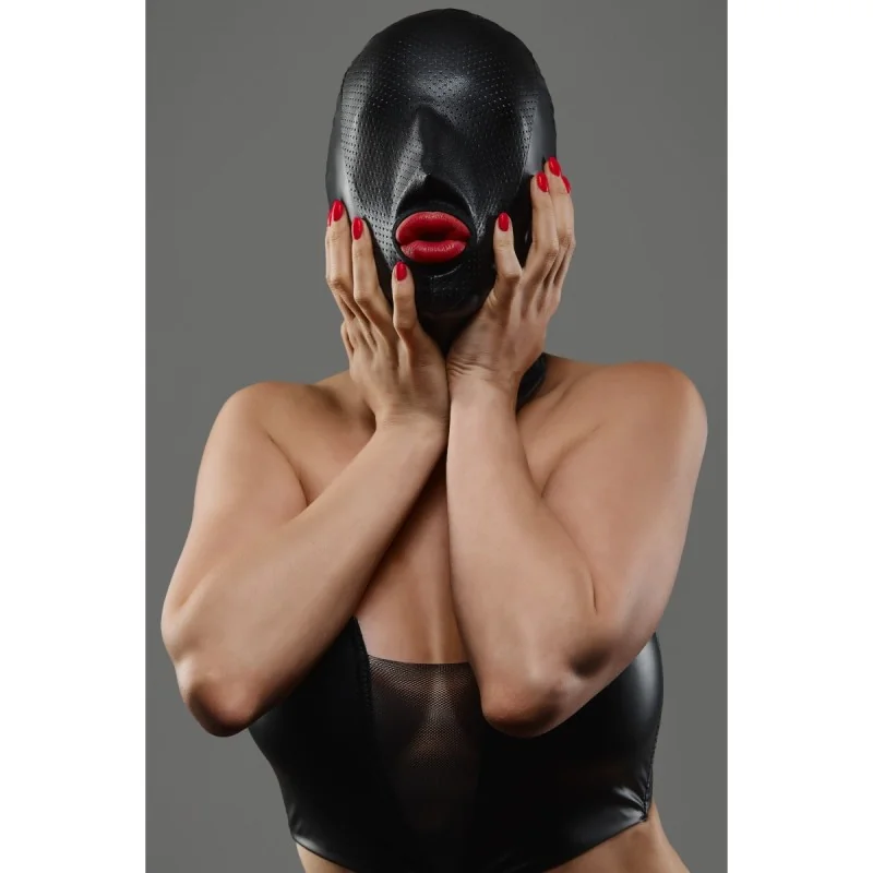 Maske Tdmaskblack001 Schwarz von Demoniq Total Domination Collection kaufen | Fesselliebe 2