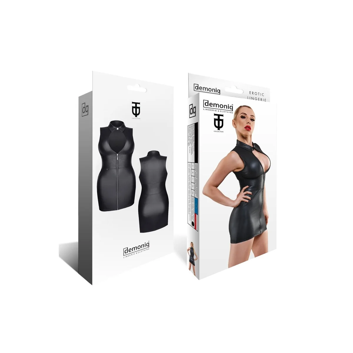 Schwarzes Minikleid Tdrafaele001 von Demoniq kaufen | Fesselliebe