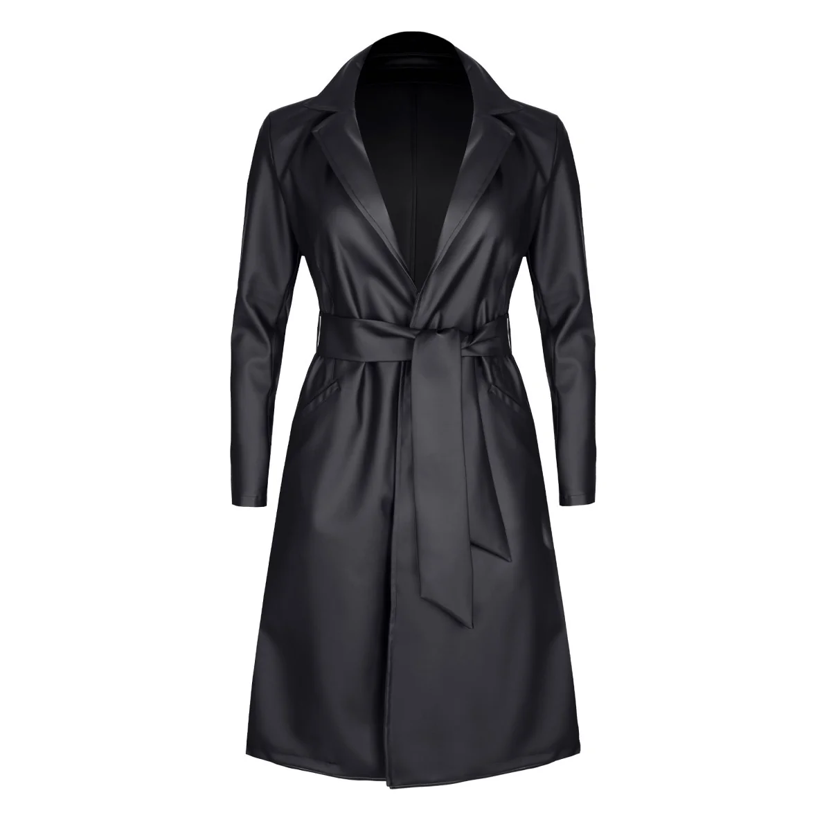 Schwarzer Mantel Tdselina001 von Demoniq Total Domination Collection kaufen | Fesselliebe