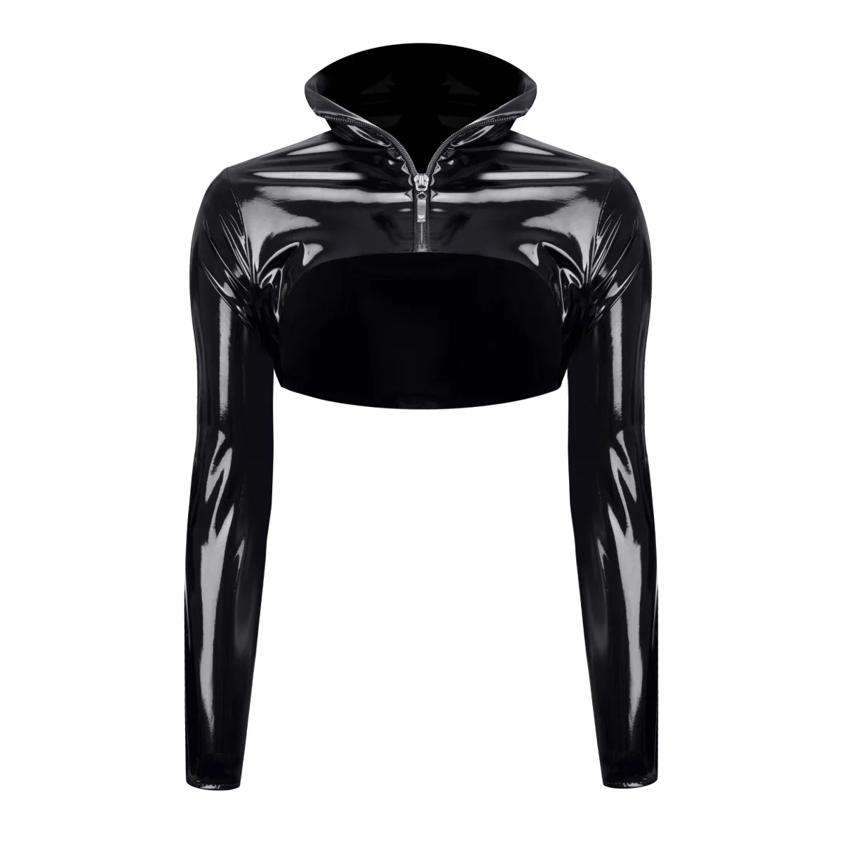 Schwarze Kurze Jacke Tdnele001 von Demoniq Total Domination Collection kaufen | Fesselliebe