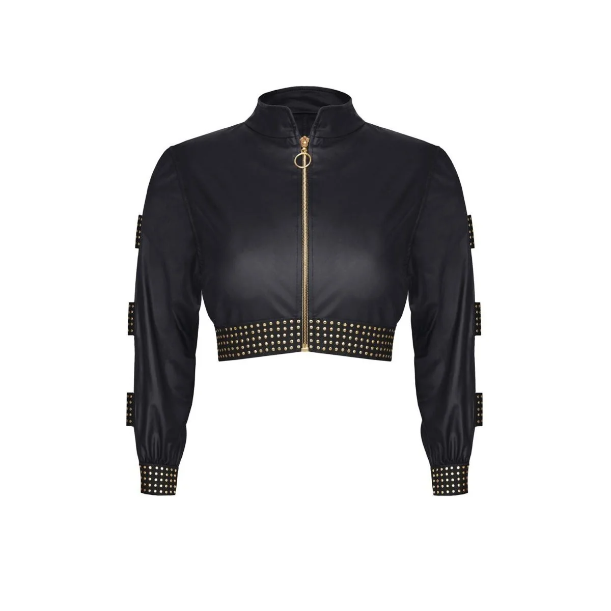 Schwarzer Kurze Damen Jacke Cbmartha001 von Demoniq Cash Baby Collection kaufen | Fesselliebe