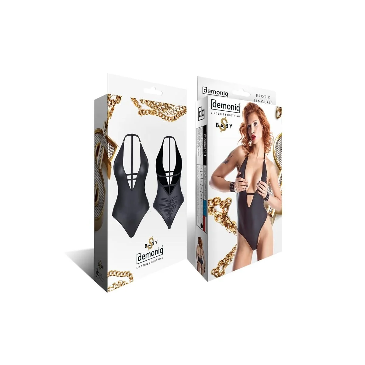 Schwarzer Body Cbjennifer001 von Demoniq Cash Baby Collection kaufen | Fesselliebe