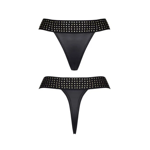 Schwarzer String-Tanga Cbamber001 von Demoniq Cash Baby Collection kaufen | Fesselliebe