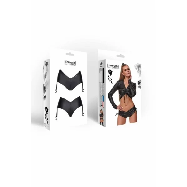 Schwarze Damen-Shorts Bragostina001 von Demoniq Black Rose 2.0 Collection kaufen | Fesselliebe