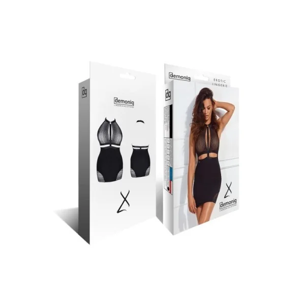 Schwarzes Minikleid Lxmanuela001 von Demoniq Ladyx kaufen | Fesselliebe