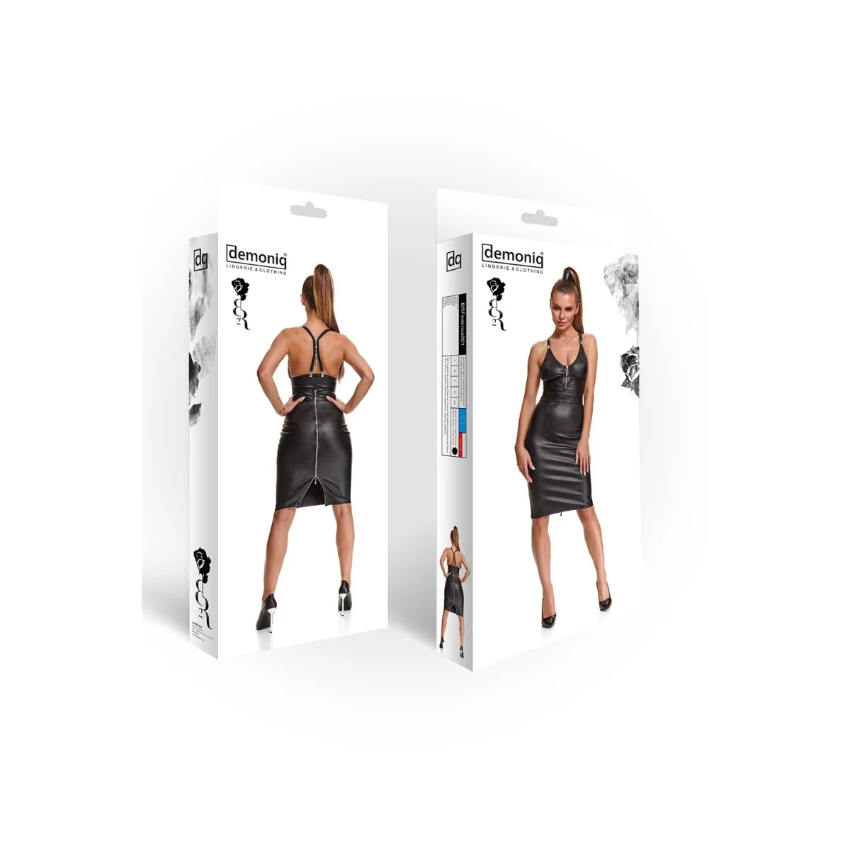 Schwarzer Rock Brfederica001 von Demoniq Black Rose 2.0 Collection kaufen | Fesselliebe