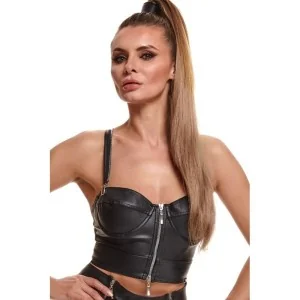 Schwarzes Damen-Top Brmarta001 von Demoniq Black Rose 2.0 Collection kaufen | Fesselliebe