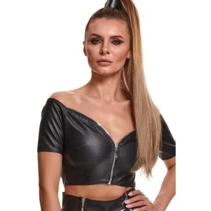 Schwarzes Damen-Top Brmarina001 von Demoniq Black Rose 2.0 Collection kaufen | Fesselliebe