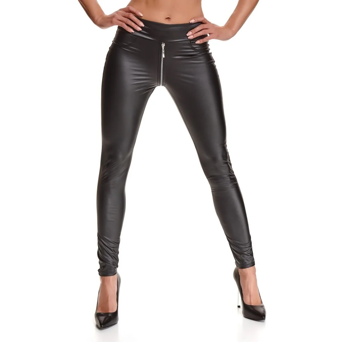 Schwarze Leggings Brmaddalena001 von Demoniq Black Rose 2.0 Collection kaufen | Fesselliebe