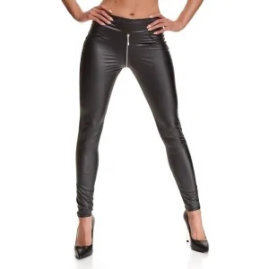 Schwarze Leggings Brmaddalena001 von Demoniq Black Rose 2.0 Collection kaufen | Fesselliebe