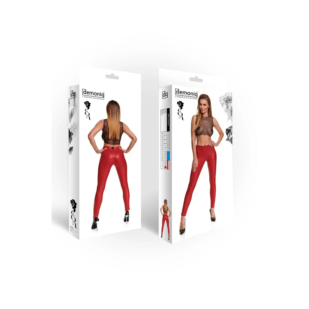 Rote Leggings Brlidia001 von Demoniq Black Rose 2.0 Collection kaufen | Fesselliebe