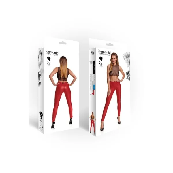 Rote Leggings Brlidia001 von Demoniq Black Rose 2.0 Collection kaufen | Fesselliebe