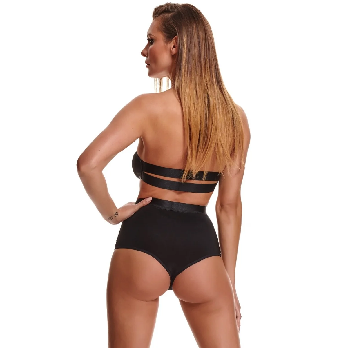 Schwarzes Set Stalessia001 von Demoniq Silver Touch Collection kaufen | Fesselliebe