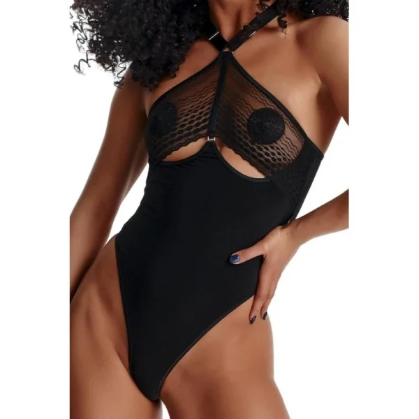 Schwarzer Body Lxtrini001 von Demoniq Ladyx kaufen | Fesselliebe