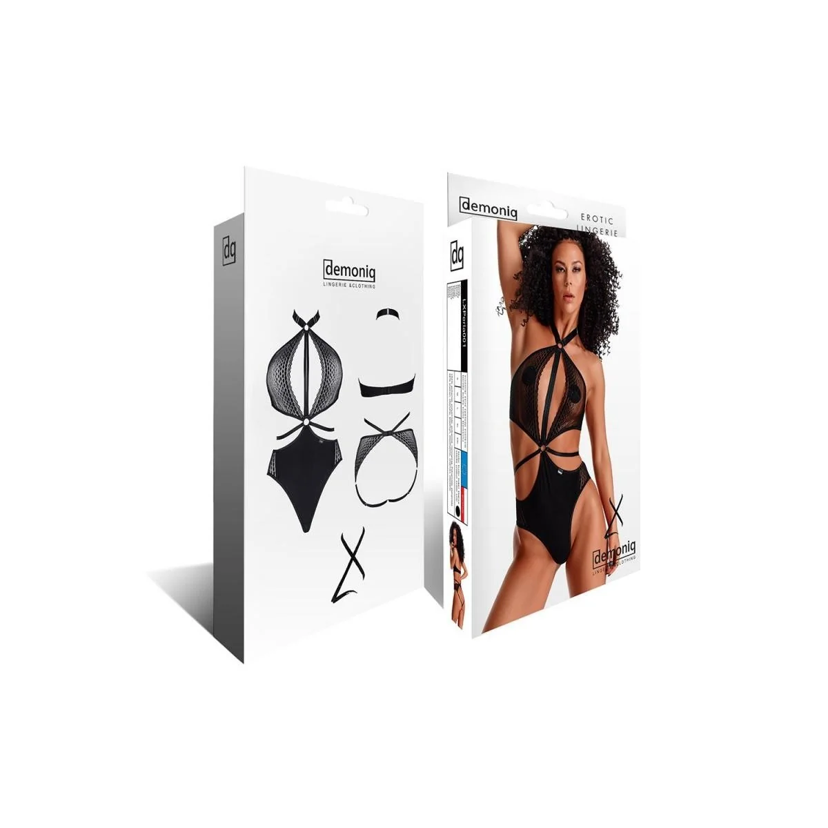 Schwarzer Body Ouvert Lxperla001 von Demoniq Ladyx kaufen | Fesselliebe