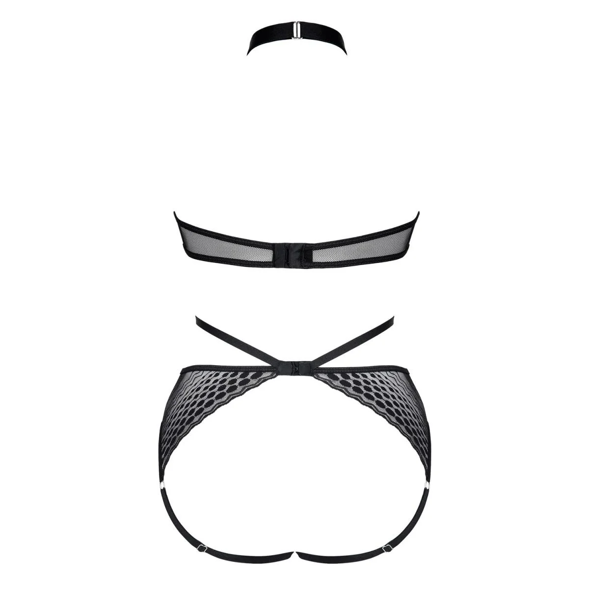 Schwarzer Body Ouvert Lxreyna001 von Demoniq Ladyx kaufen | Fesselliebe