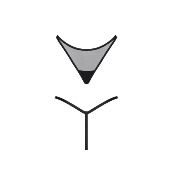 Schwarzer String Tanga Lxchelo001 von Demoniq Ladyx kaufen | Fesselliebe