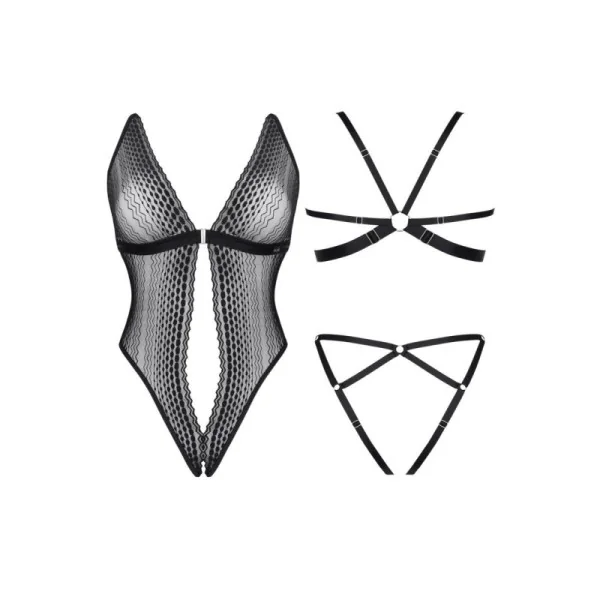 Schwarzer Body Lxisbel001 von Demoniq Ladyx kaufen | Fesselliebe