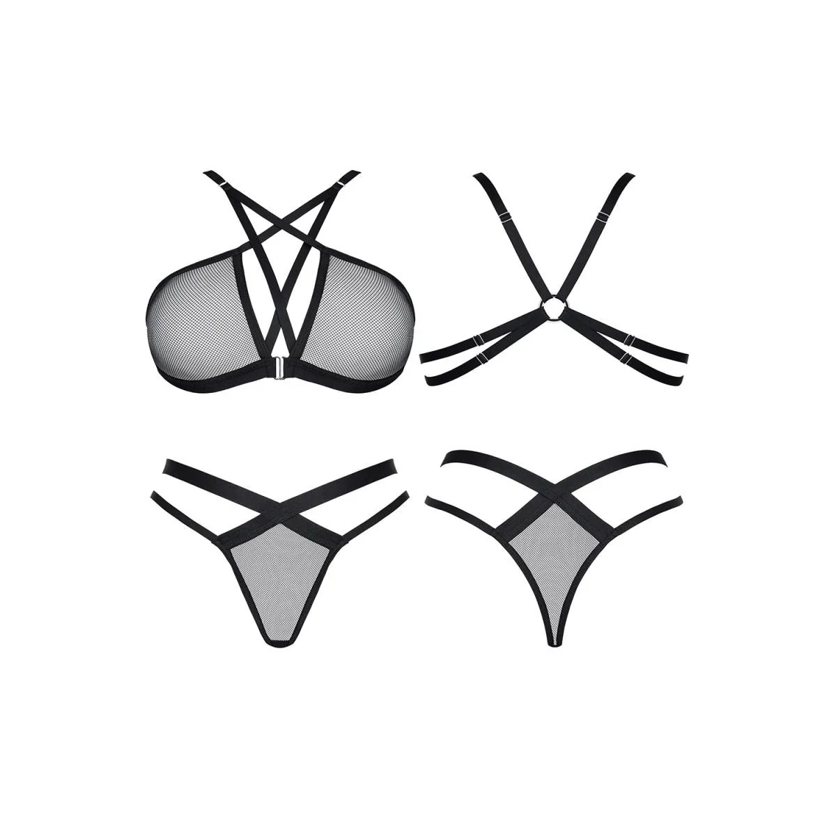 Schwarzes Set Lxaina001 von Demoniq Ladyx kaufen | Fesselliebe