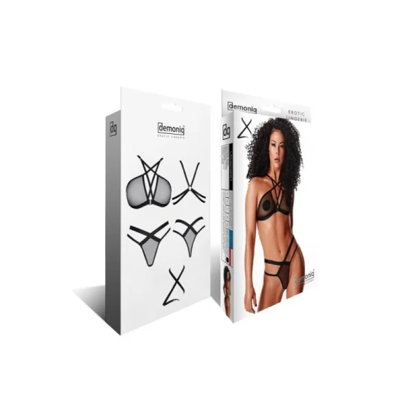 Schwarzes Set Lxaina001 von Demoniq Ladyx kaufen | Fesselliebe