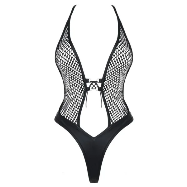 Schwarzer Body Ddtetyda001 von Demoniq Dark Desire Collection kaufen | Fesselliebe