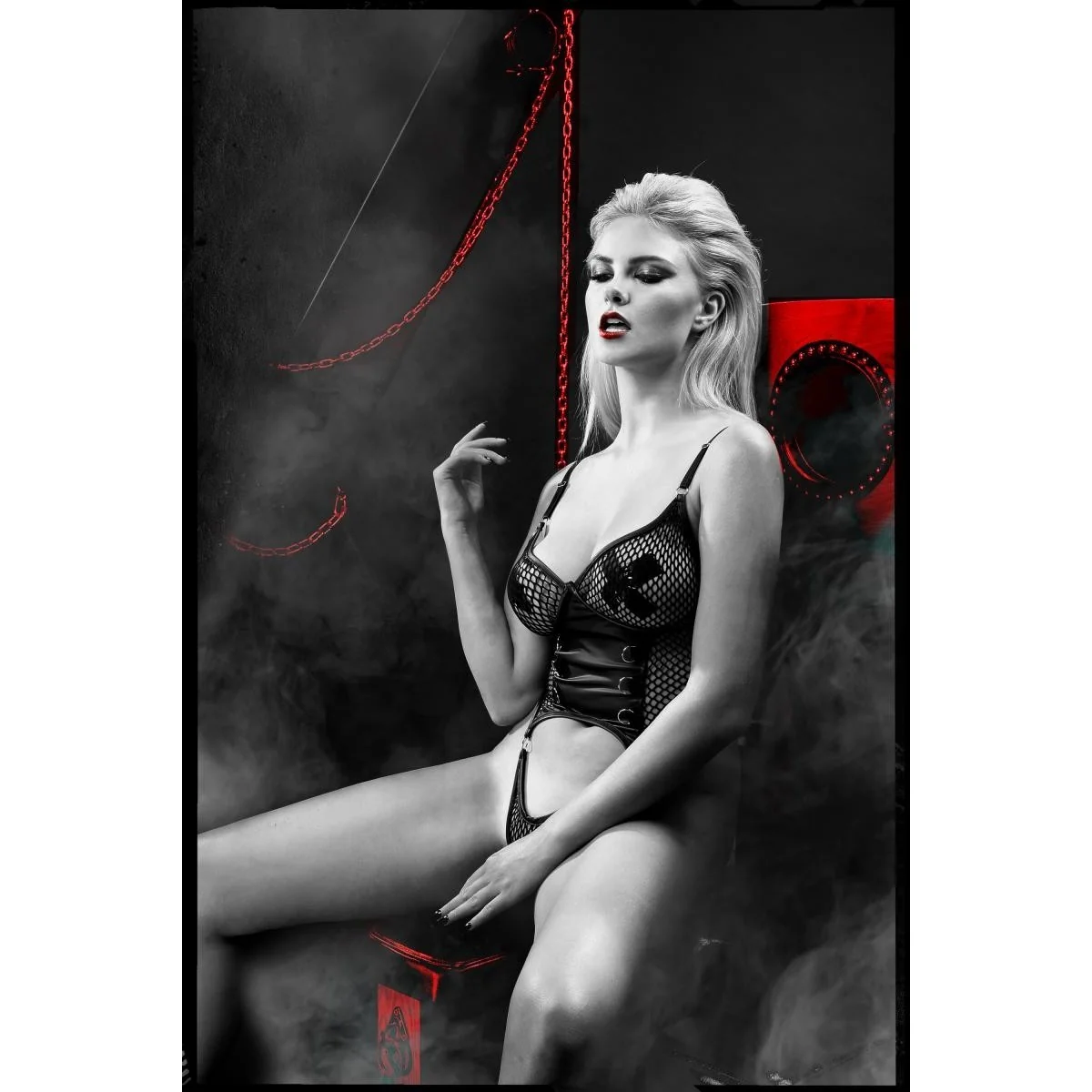 Schwarzer Ouvert Body Ddreja001 von Demoniq Dark Desire Collection kaufen | Fesselliebe