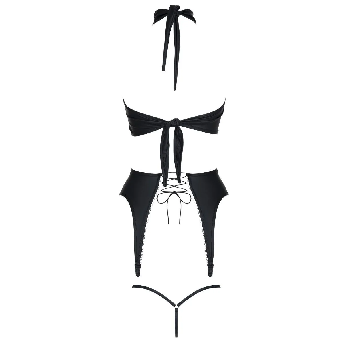 Schwarze Corsage Ddhekate001 von Demoniq Dark Desire Collection kaufen | Fesselliebe