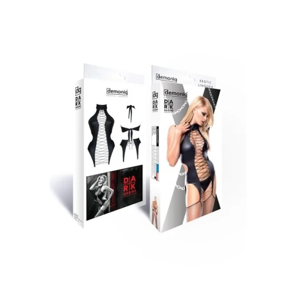 Schwarze Corsage Ddhekate001 von Demoniq Dark Desire Collection kaufen | Fesselliebe