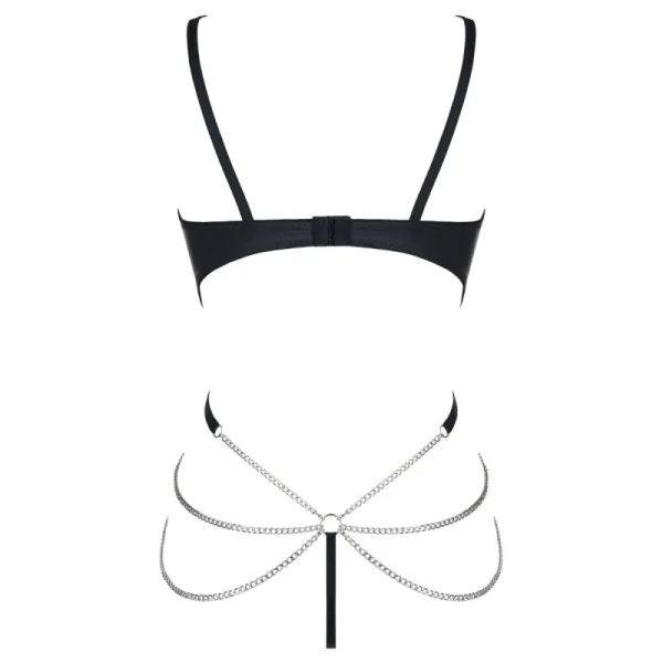 Schwarzer Ketten-Body Ddkery001 von Demoniq Dark Desire Collection kaufen | Fesselliebe