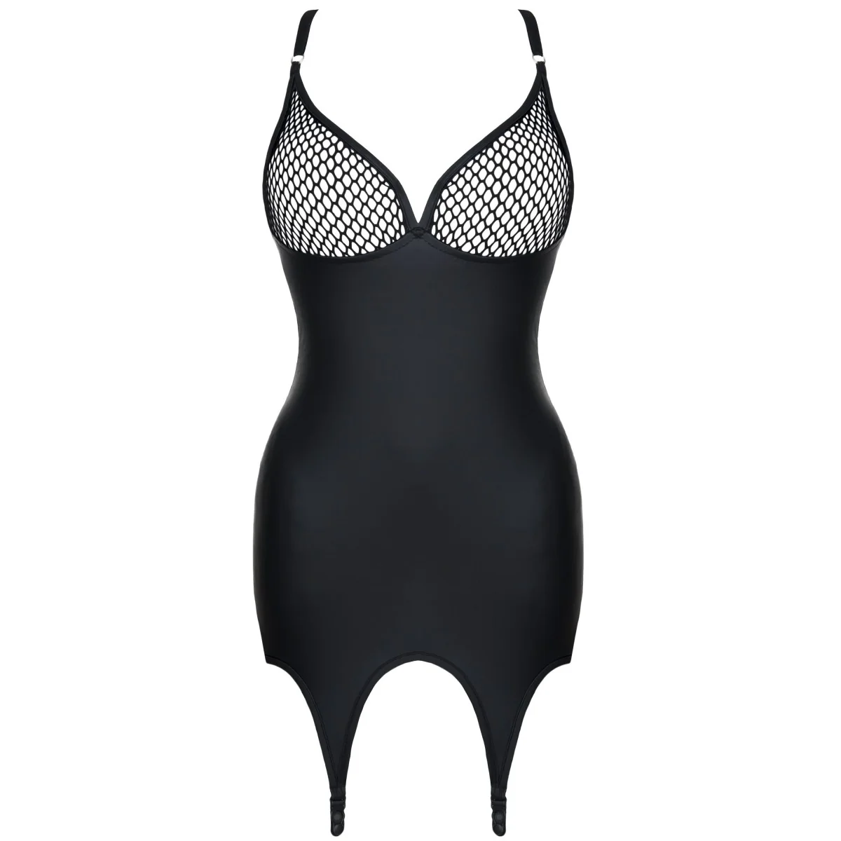 Schwarzes Strapskleid Dderis001 von Demoniq Dark Desire Collection kaufen | Fesselliebe